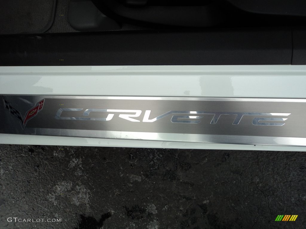 2015 Corvette Stingray Convertible - Arctic White / Gray photo #8