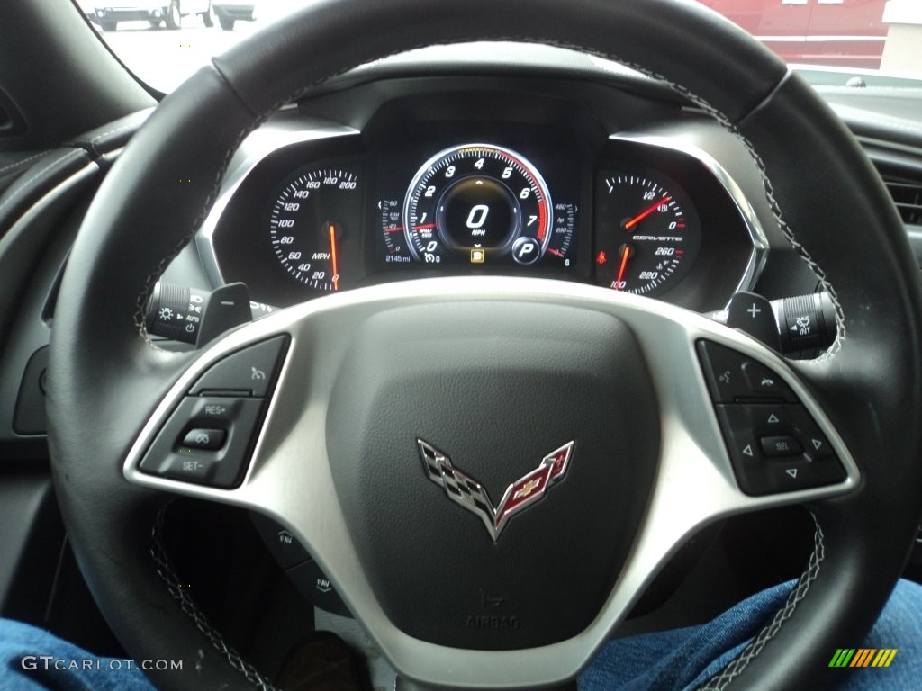 2015 Corvette Stingray Convertible - Arctic White / Gray photo #13