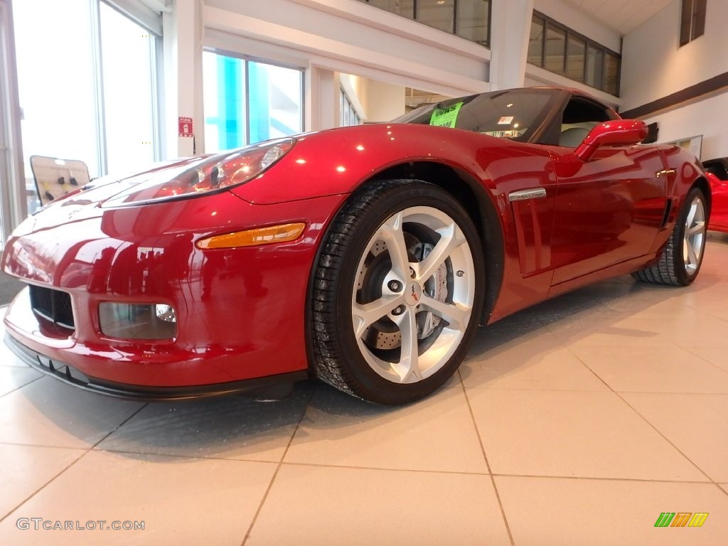 2010 Corvette Coupe - Crystal Red Metallic / Cashmere photo #2