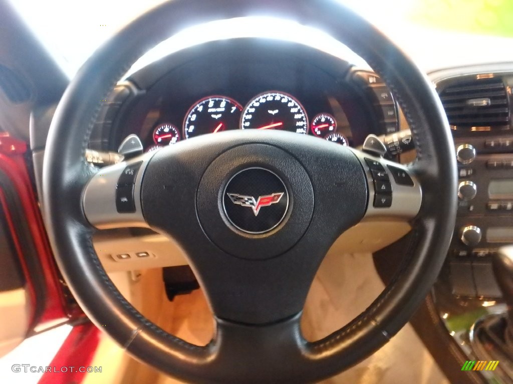 2010 Corvette Coupe - Crystal Red Metallic / Cashmere photo #26
