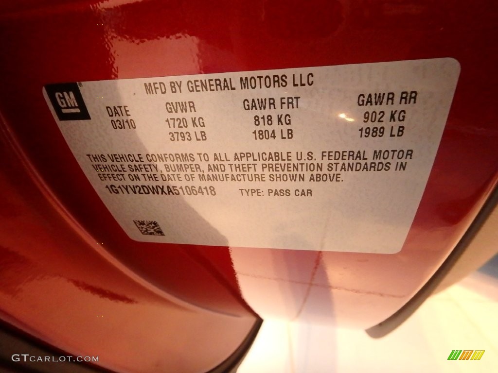2010 Corvette Coupe - Crystal Red Metallic / Cashmere photo #29