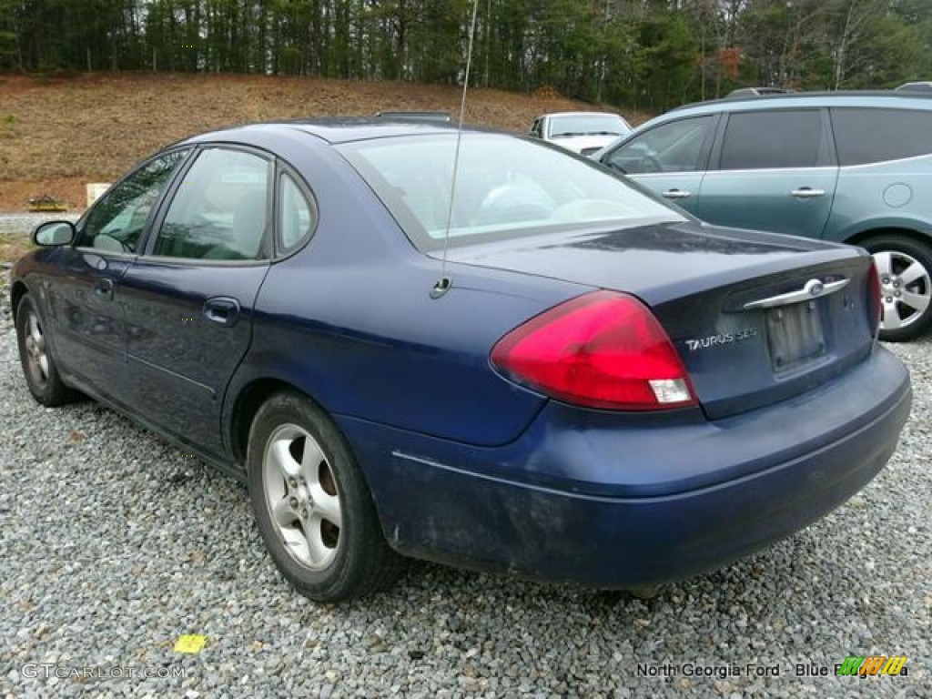 2001 Taurus SES - Graphite Blue Metallic / Medium Parchment photo #4