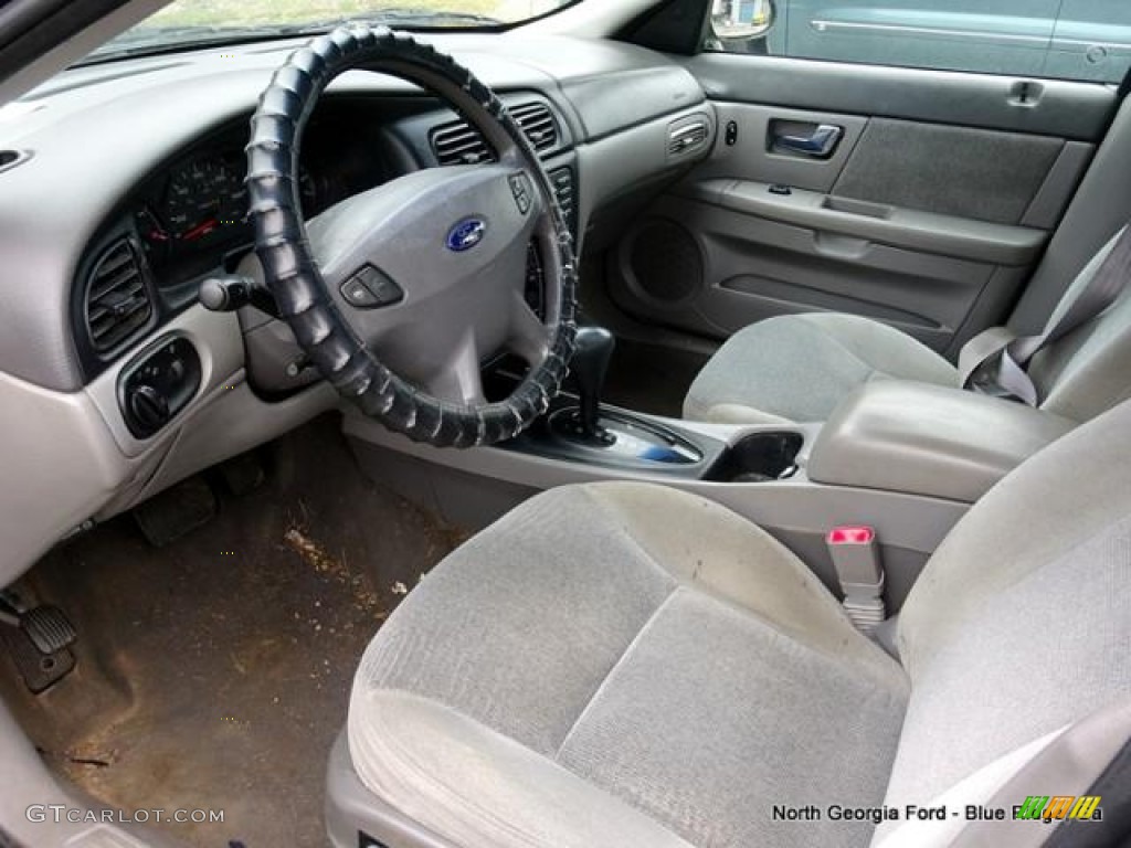 2001 Taurus SES - Graphite Blue Metallic / Medium Parchment photo #5