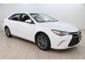 2015 Super White Toyota Camry SE  photo #1