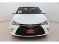 2015 Super White Toyota Camry SE  photo #2