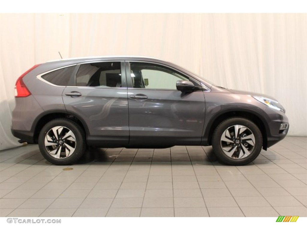 2016 CR-V Touring - Modern Steel Metallic / Gray photo #3