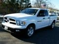 2012 Bright White Dodge Ram 1500 SLT Quad Cab  photo #3