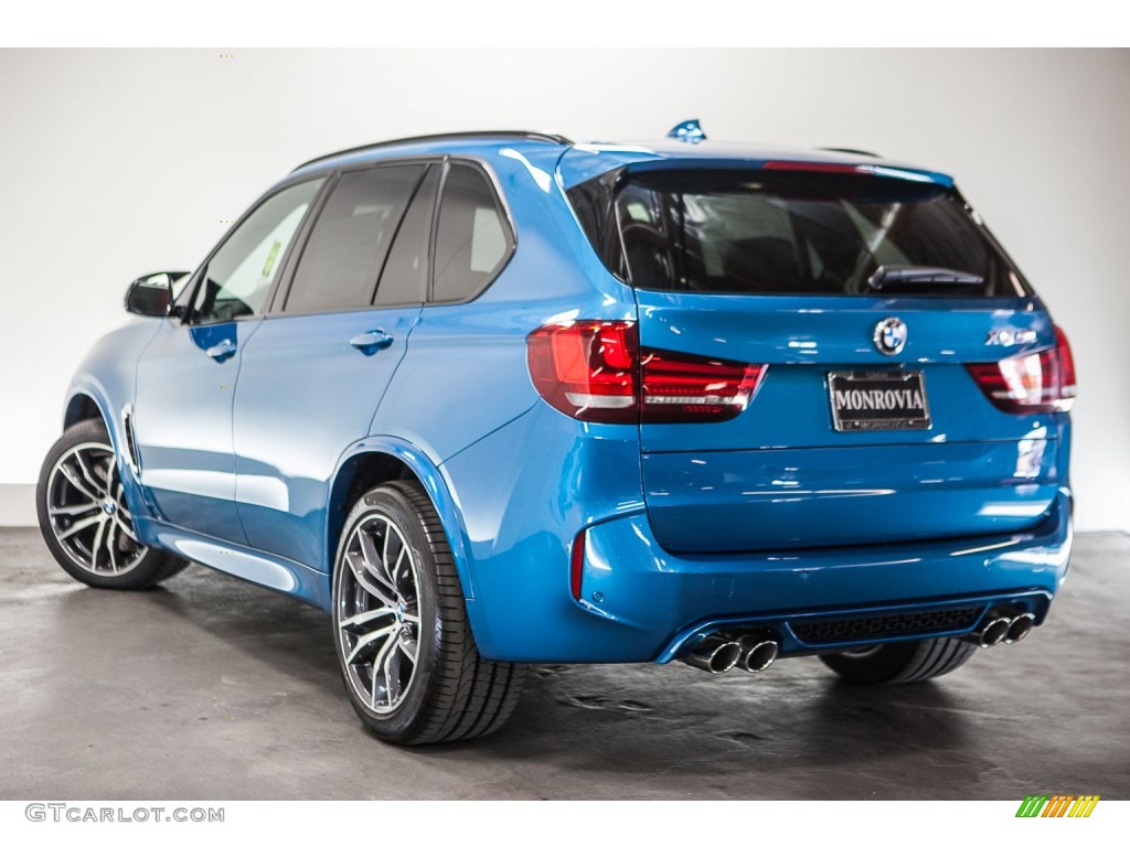 2016 X5 M xDrive - Long Beach Blue Metallic / Mugello Red photo #3