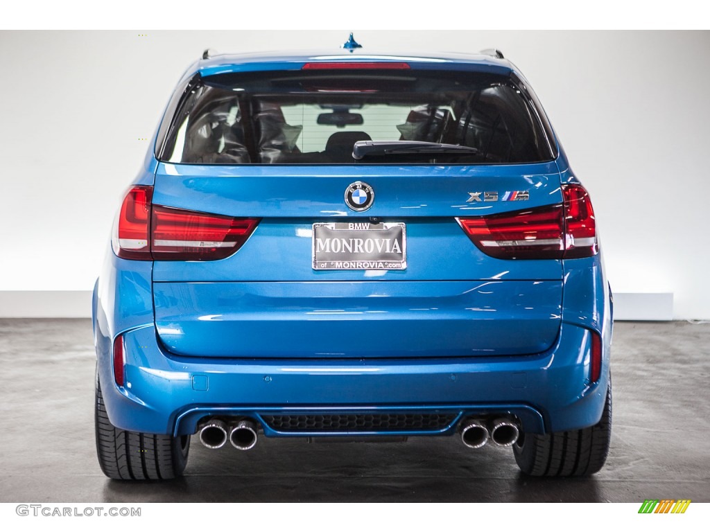 2016 X5 M xDrive - Long Beach Blue Metallic / Mugello Red photo #4