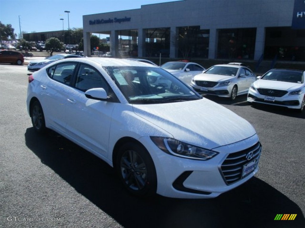 2017 Elantra SE - White / Gray photo #1