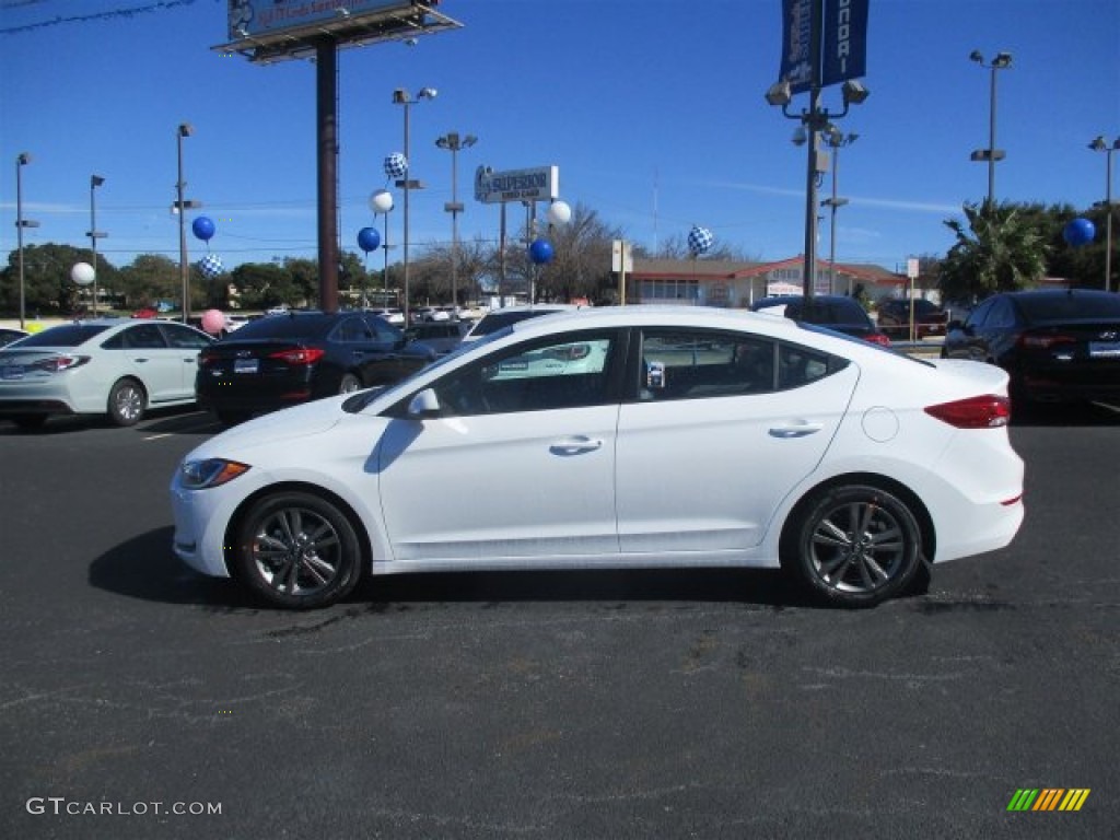 2017 Elantra SE - White / Gray photo #8