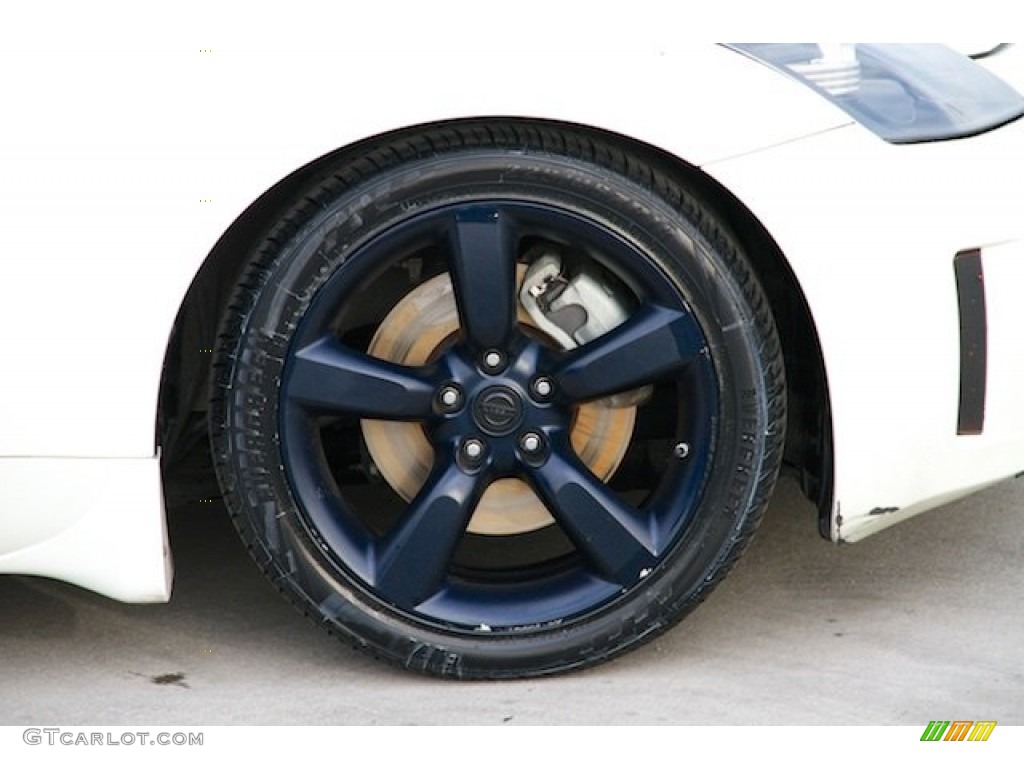 2006 350Z Enthusiast Coupe - Pikes Peak White Pearl / Carbon Black photo #22
