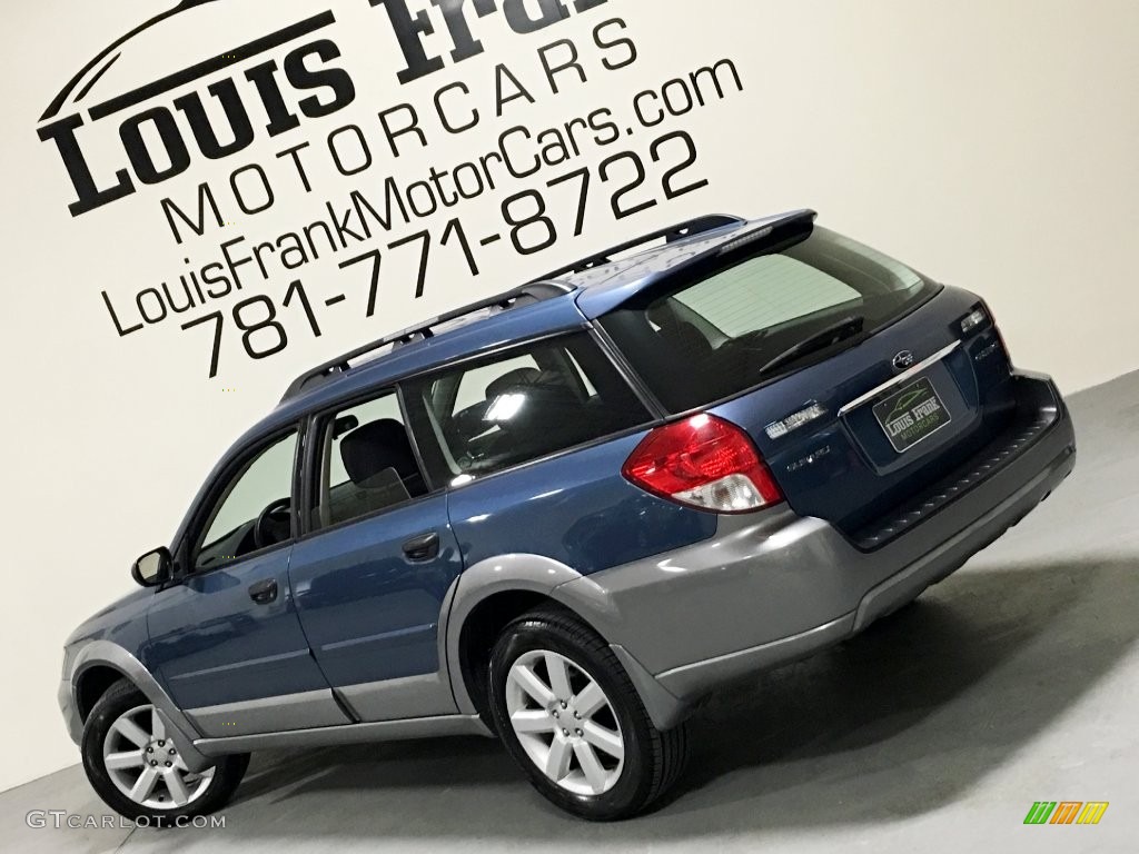 2009 Outback 2.5i Special Edition Wagon - Newport Blue Pearl / Off Black photo #3