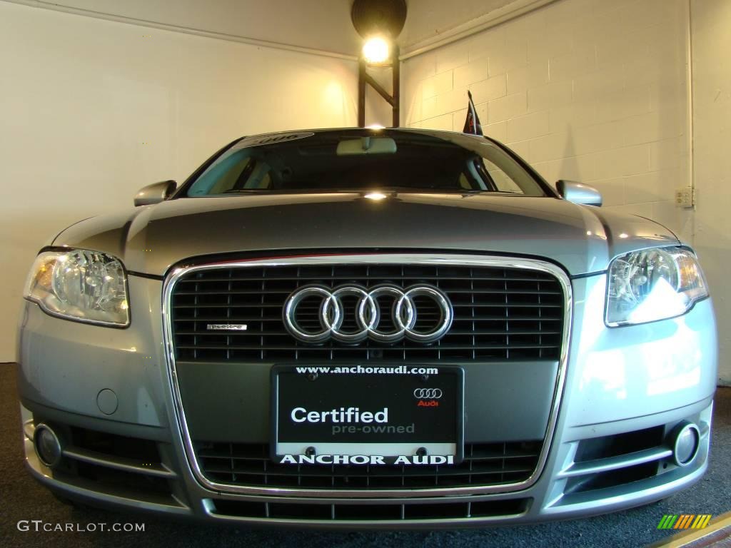 2006 A4 2.0T quattro Sedan - Quartz Gray Metallic / Ebony photo #2