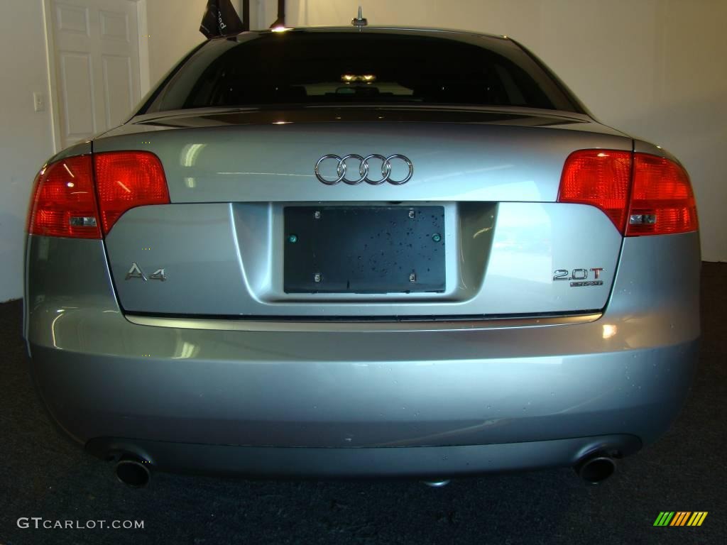 2006 A4 2.0T quattro Sedan - Quartz Gray Metallic / Ebony photo #4