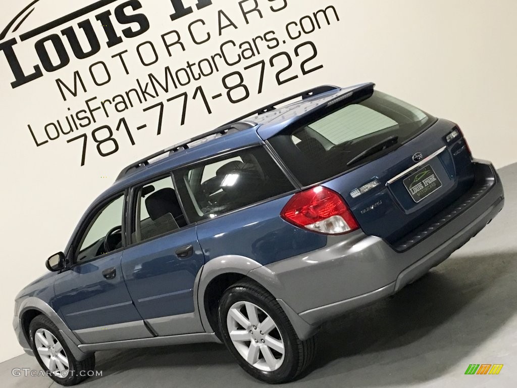 2009 Outback 2.5i Special Edition Wagon - Newport Blue Pearl / Off Black photo #101
