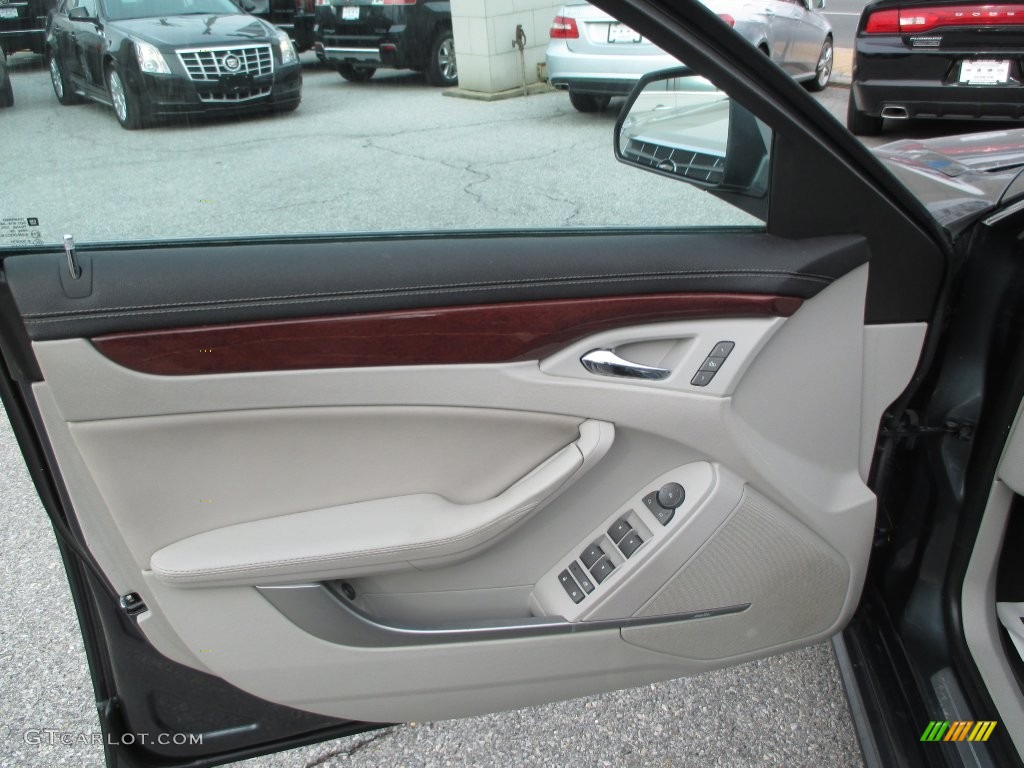 2012 CTS 4 3.0 AWD Sedan - Thunder Gray ChromaFlair / Light Titanium/Ebony photo #24