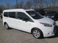 Frozen White 2016 Ford Transit Connect XLT Wagon Exterior