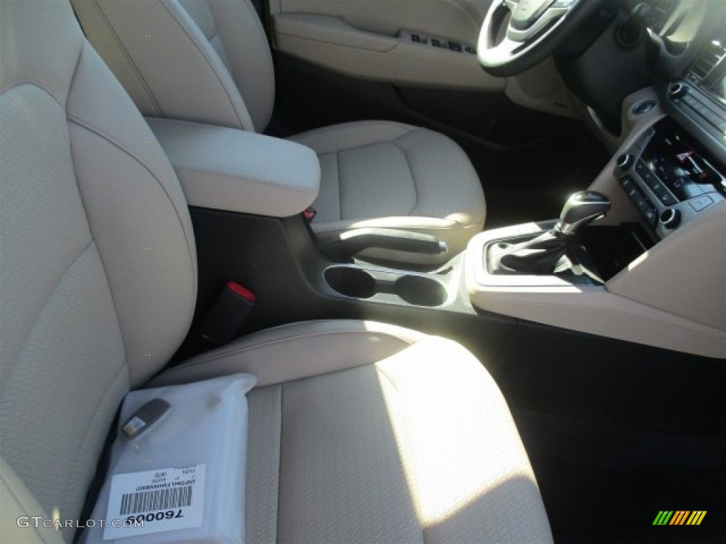 2017 Elantra Limited - Black / Beige photo #14