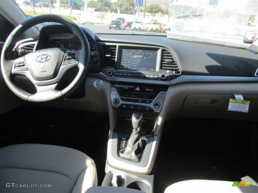2017 Elantra Limited - Black / Beige photo #17