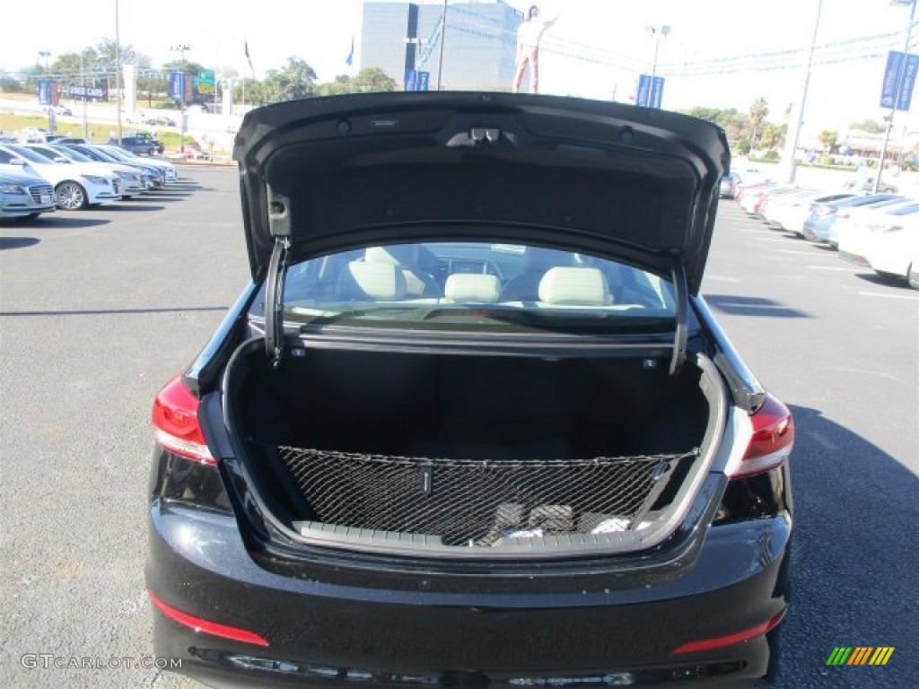 2017 Elantra Limited - Black / Beige photo #19