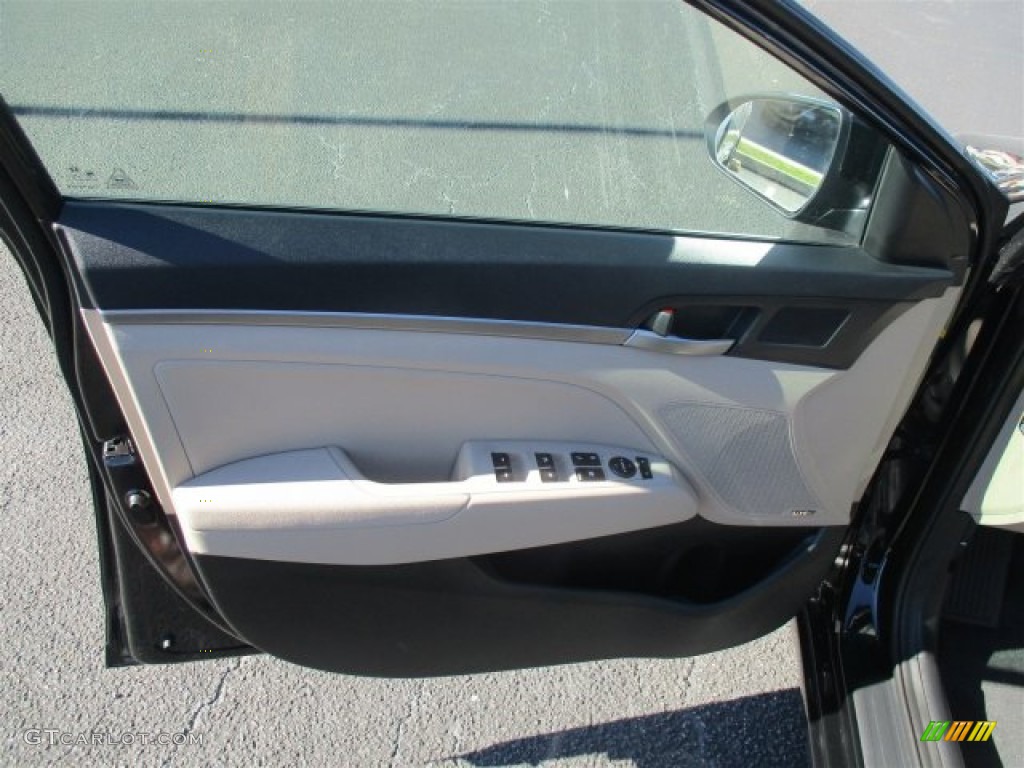2017 Elantra Limited - Black / Beige photo #22