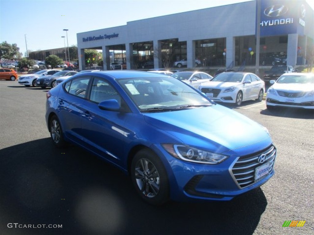 2017 Elantra SE - Electric Blue / Gray photo #1