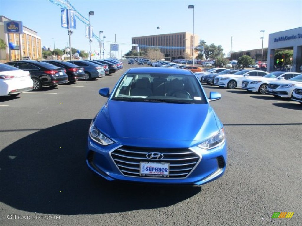 2017 Elantra SE - Electric Blue / Gray photo #5