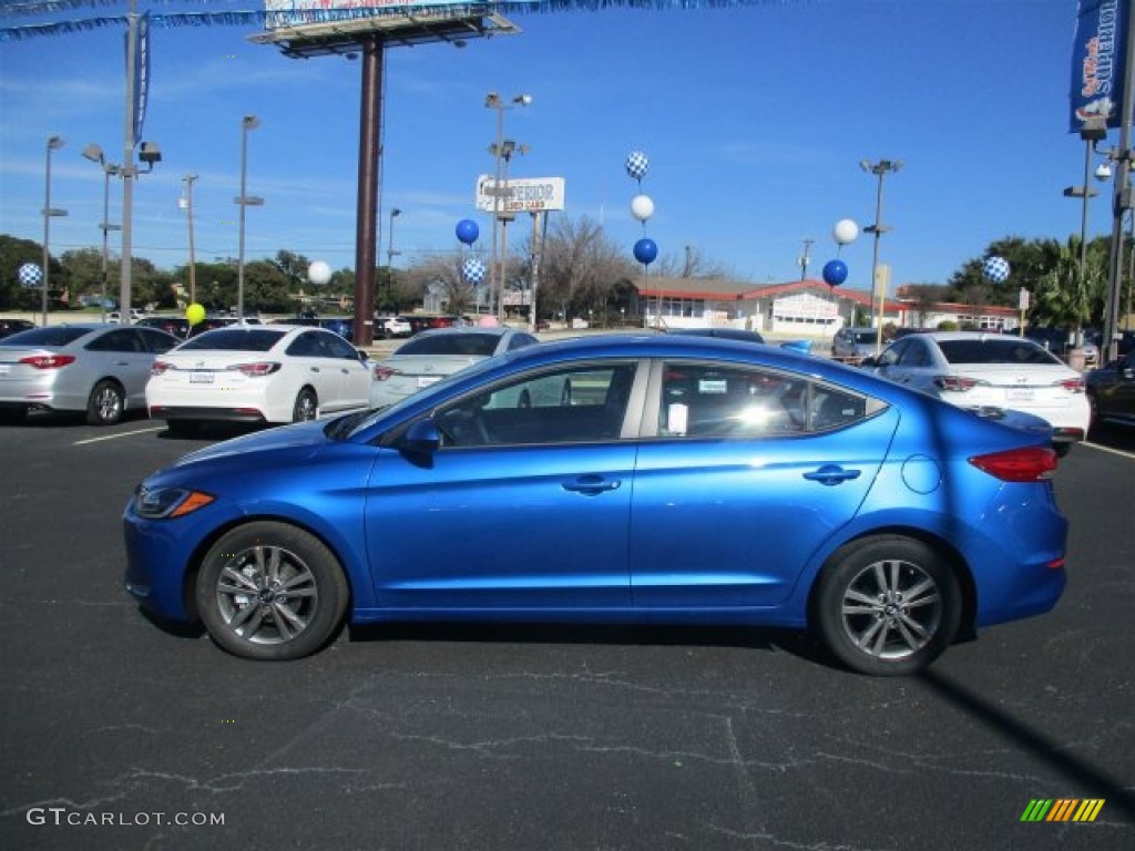 2017 Elantra SE - Electric Blue / Gray photo #8