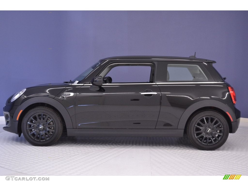 Midnight Black Metallic 2016 Mini Hardtop Cooper 2 Door Exterior Photo #110317325