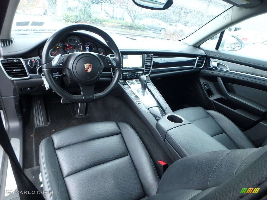 2011 Panamera 4 - Platinum Silver Metallic / Black photo #14