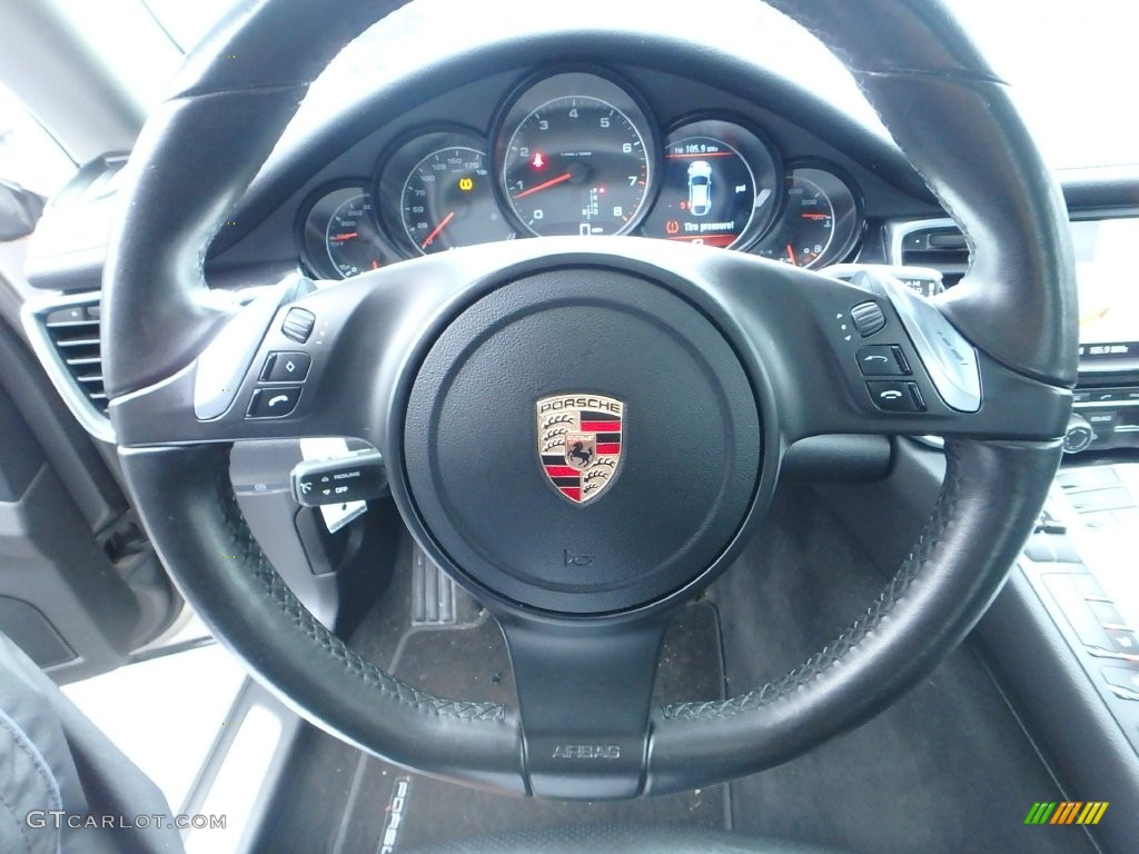 2011 Panamera 4 - Platinum Silver Metallic / Black photo #20
