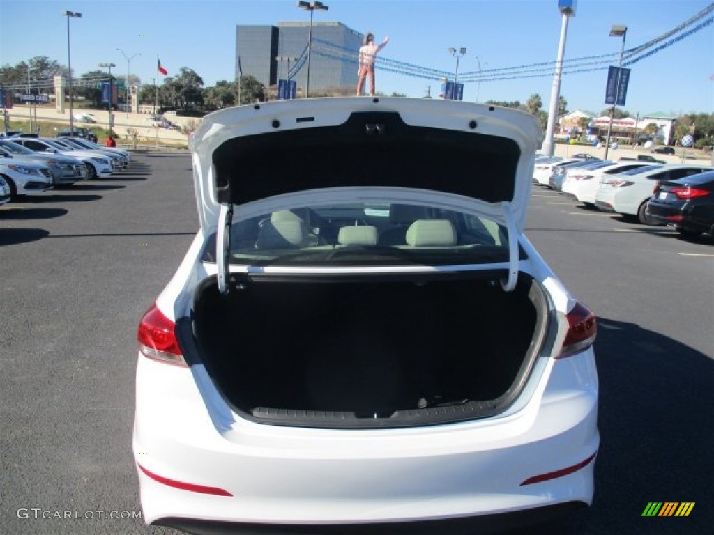 2017 Elantra Limited - White / Beige photo #19