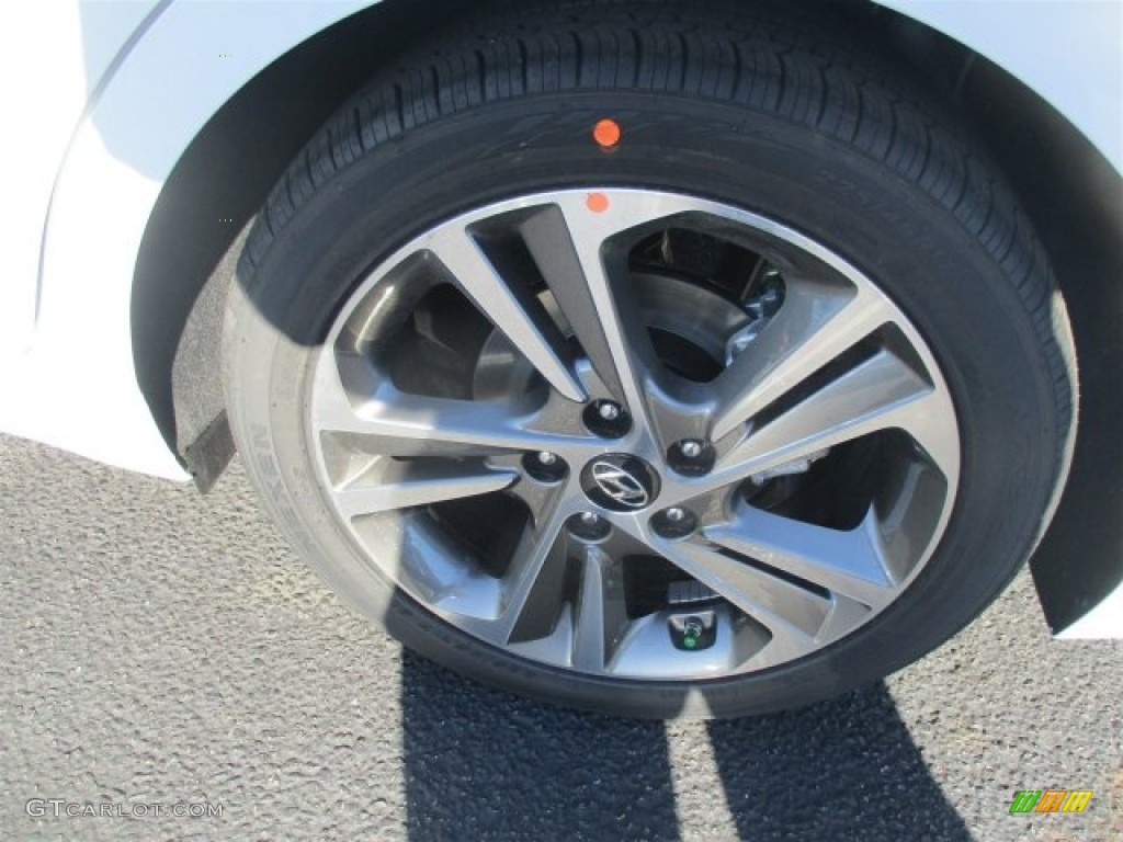 2017 Elantra Limited - White / Beige photo #20