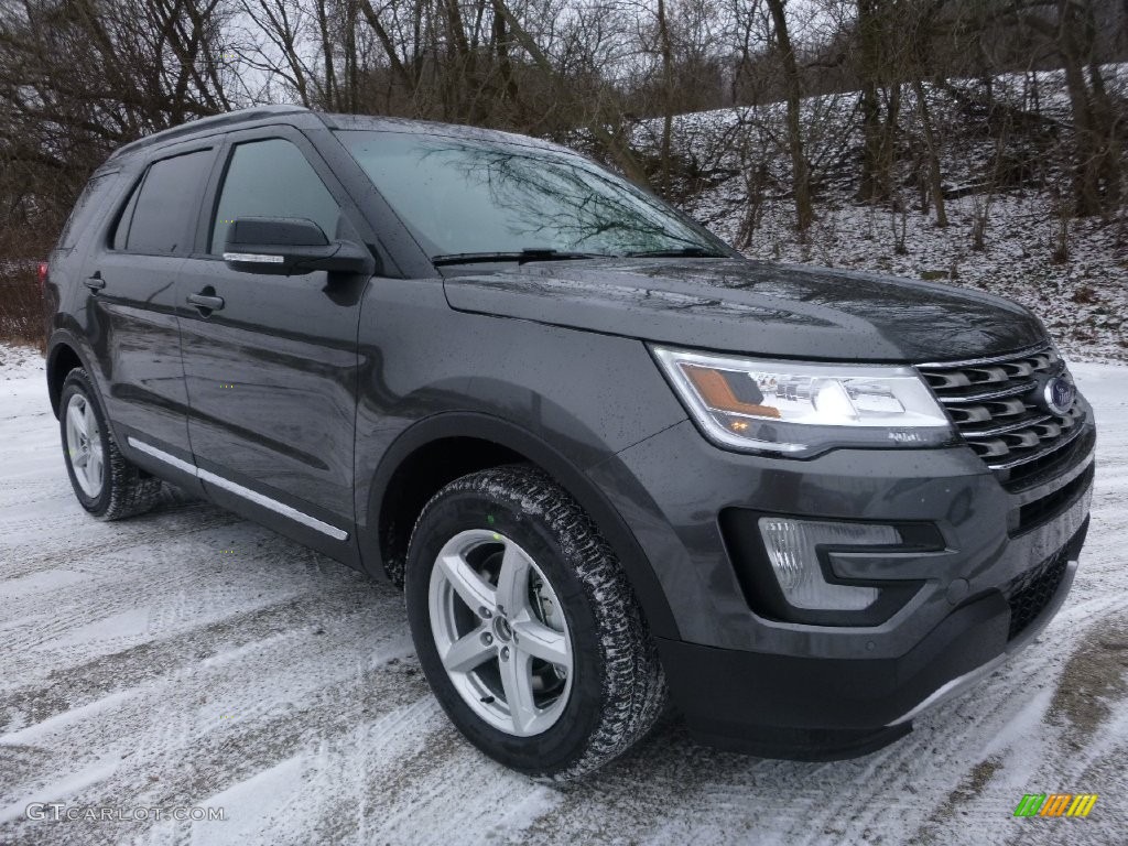 2016 Explorer XLT 4WD - Magnetic Metallic / Ebony Black photo #8