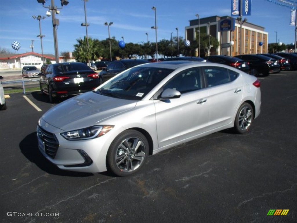 2017 Elantra Limited - Silver / Gray photo #5