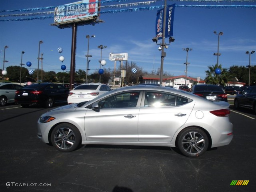 2017 Elantra Limited - Silver / Gray photo #6