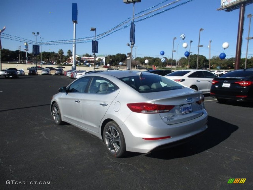 2017 Elantra Limited - Silver / Gray photo #8