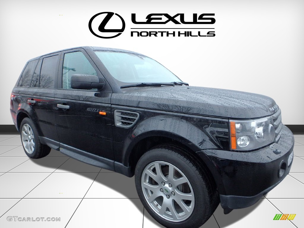 2007 Range Rover Sport HSE - Java Black Pearl / Ebony Black photo #1