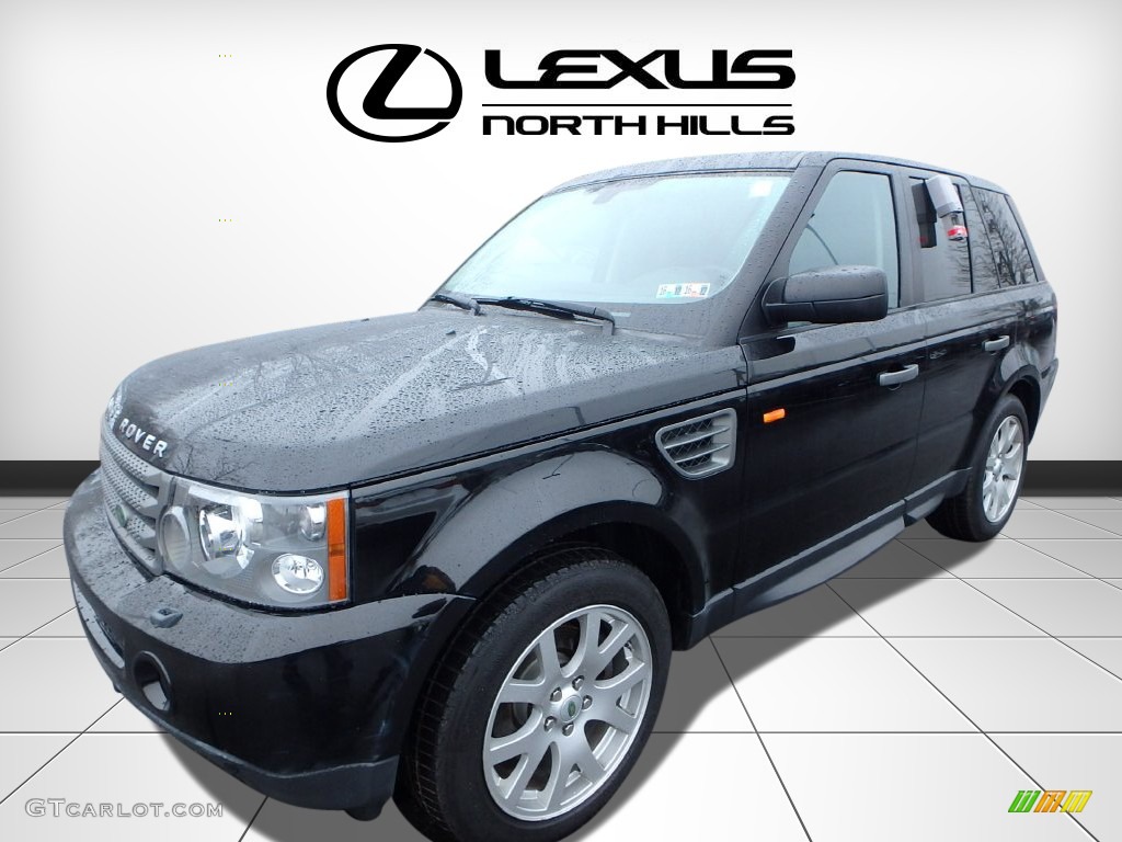 2007 Range Rover Sport HSE - Java Black Pearl / Ebony Black photo #3