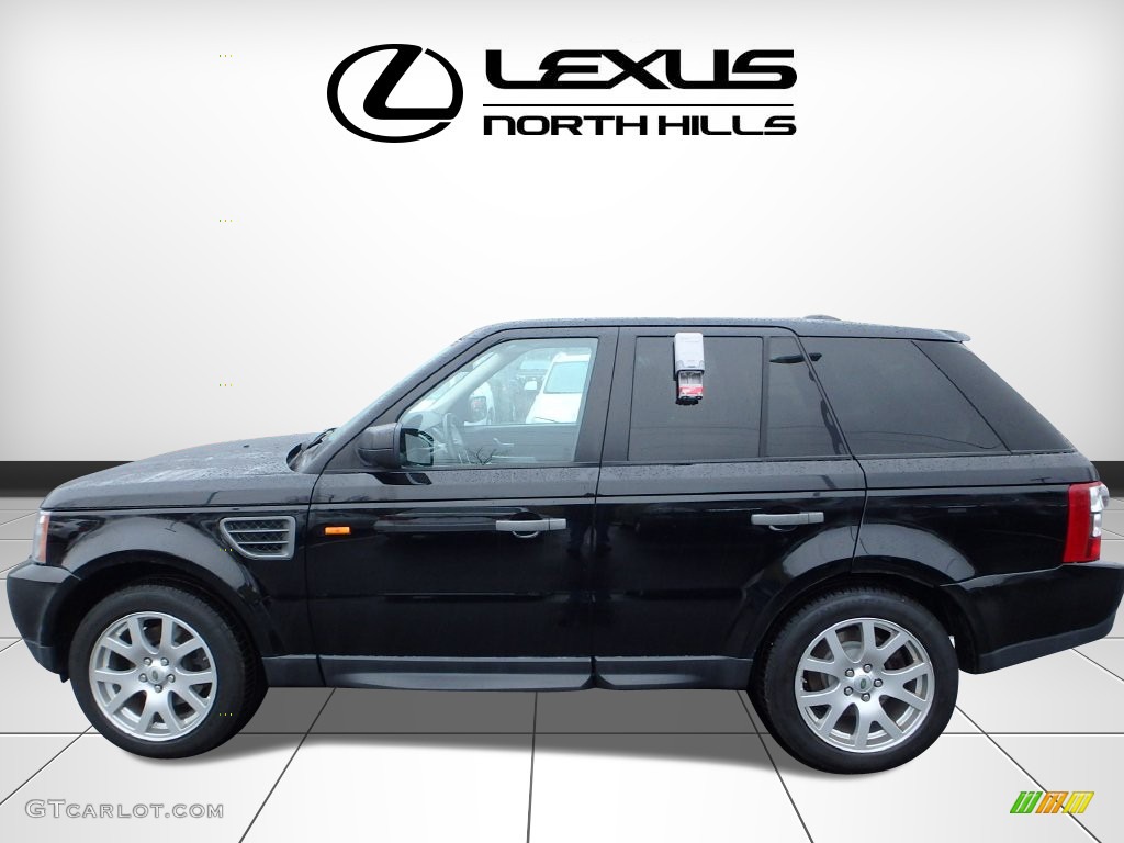 2007 Range Rover Sport HSE - Java Black Pearl / Ebony Black photo #4