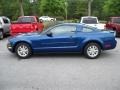 2008 Vista Blue Metallic Ford Mustang V6 Deluxe Coupe  photo #2