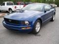 2008 Vista Blue Metallic Ford Mustang V6 Deluxe Coupe  photo #12