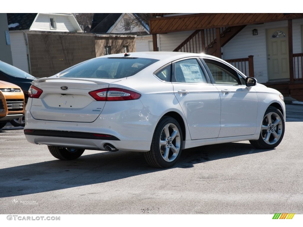 2016 Fusion SE - White Platinum Tri-Coat Metallic / Charcoal Black photo #3