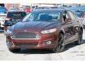 2016 Bronze Fire Metallic Ford Fusion SE AWD  photo #1