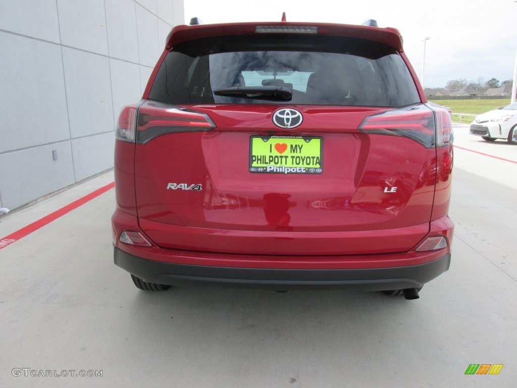 2016 RAV4 LE - Barcelona Red Metallic / Black photo #5