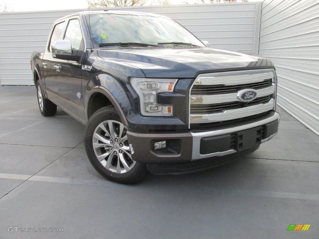 2016 F150 King Ranch SuperCrew - Blue Jeans / King Ranch Java photo #2