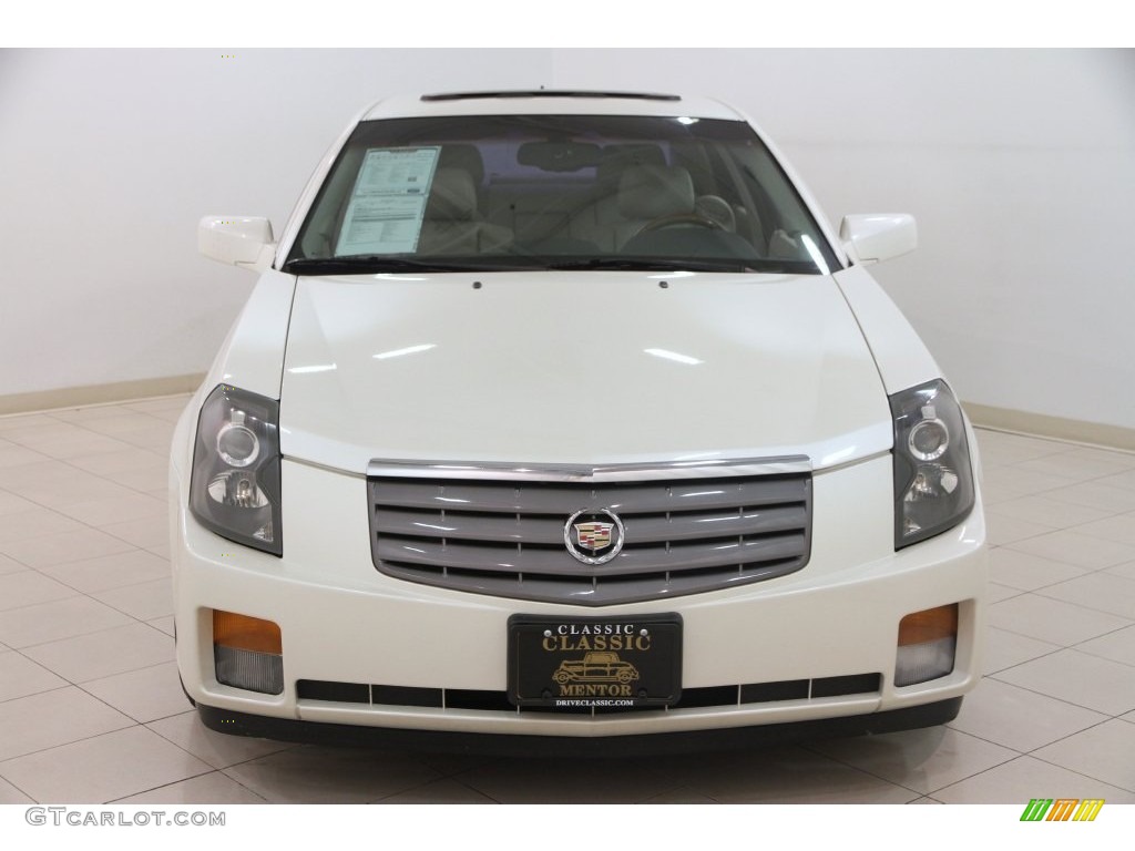2004 CTS Sedan - White Diamond / Light Neutral photo #2