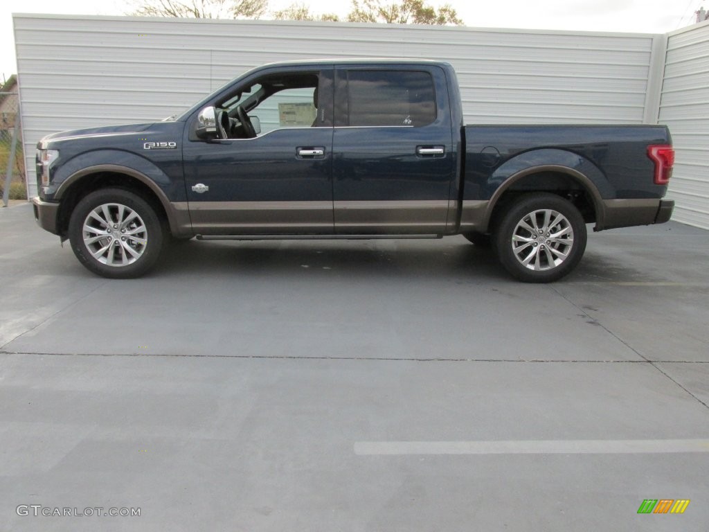 2016 F150 King Ranch SuperCrew - Blue Jeans / King Ranch Java photo #6