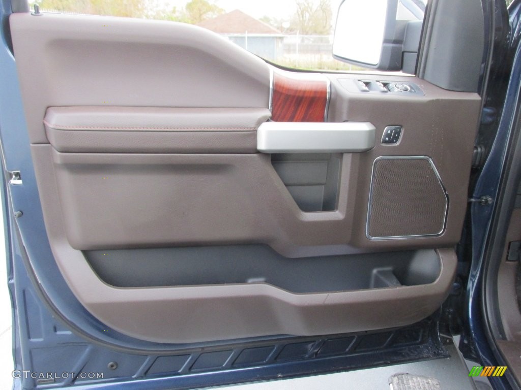 2016 Ford F150 King Ranch SuperCrew King Ranch Java Door Panel Photo #110329838
